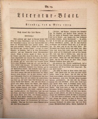 Morgenblatt für gebildete Stände Dienstag 8. März 1825