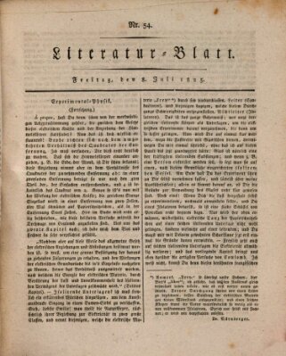 Morgenblatt für gebildete Stände Freitag 8. Juli 1825