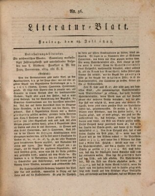 Morgenblatt für gebildete Stände Freitag 15. Juli 1825