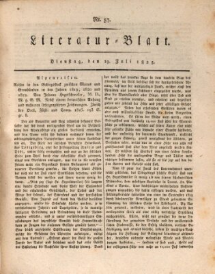 Morgenblatt für gebildete Stände Dienstag 19. Juli 1825