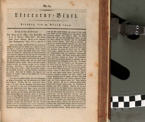 Morgenblatt für gebildete Stände Dienstag 30. August 1825