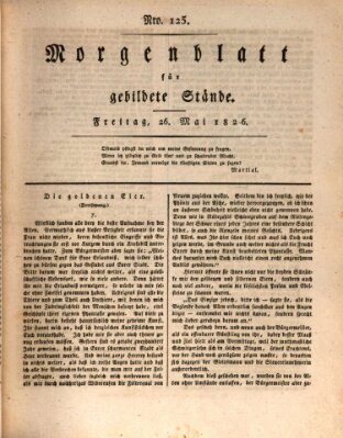 Morgenblatt für gebildete Stände Freitag 26. Mai 1826