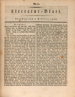 Morgenblatt für gebildete Stände Dienstag 7. Februar 1826