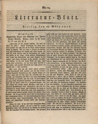 Morgenblatt für gebildete Stände Freitag 24. März 1826