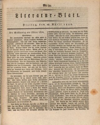 Morgenblatt für gebildete Stände Freitag 28. April 1826