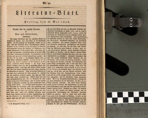 Morgenblatt für gebildete Stände Freitag 26. Mai 1826