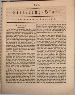 Morgenblatt für gebildete Stände Freitag 11. August 1826