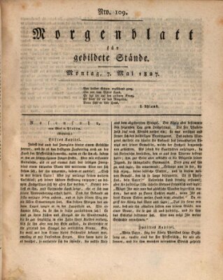 Morgenblatt für gebildete Stände Montag 7. Mai 1827