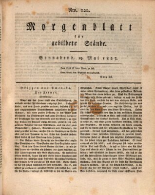 Morgenblatt für gebildete Stände Samstag 19. Mai 1827