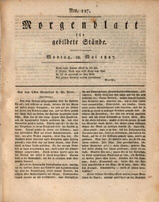 Morgenblatt für gebildete Stände Montag 28. Mai 1827