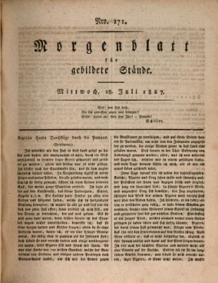 Morgenblatt für gebildete Stände Mittwoch 18. Juli 1827