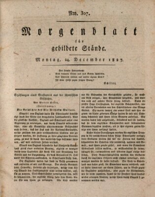 Morgenblatt für gebildete Stände Montag 24. Dezember 1827