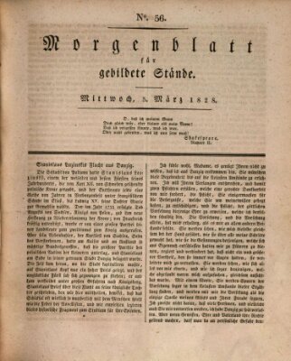 Morgenblatt für gebildete Stände Mittwoch 5. März 1828