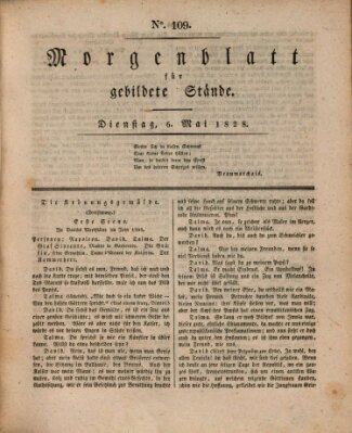 Morgenblatt für gebildete Stände Dienstag 6. Mai 1828