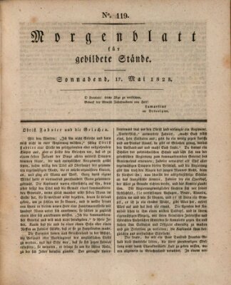 Morgenblatt für gebildete Stände Samstag 17. Mai 1828