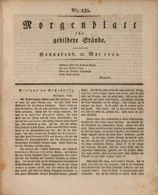 Morgenblatt für gebildete Stände Samstag 24. Mai 1828