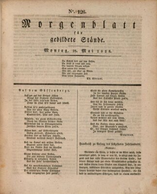 Morgenblatt für gebildete Stände Montag 26. Mai 1828