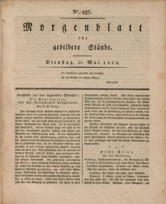 Morgenblatt für gebildete Stände Tuesday 27. May 1828