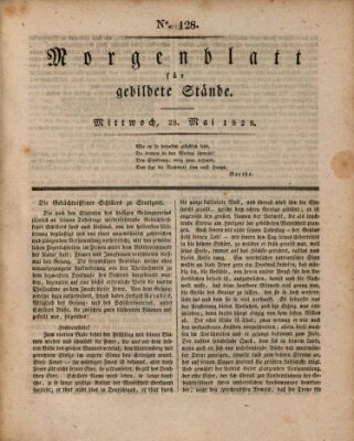 Morgenblatt für gebildete Stände Mittwoch 28. Mai 1828