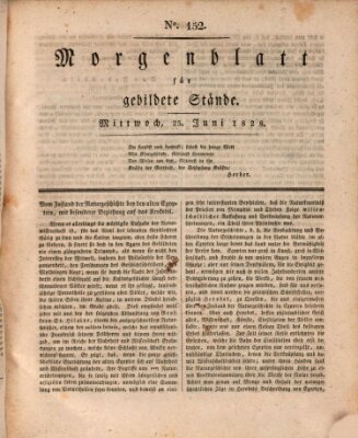 Morgenblatt für gebildete Stände Mittwoch 25. Juni 1828