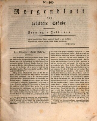 Morgenblatt für gebildete Stände Freitag 4. Juli 1828