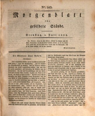 Morgenblatt für gebildete Stände Dienstag 8. Juli 1828