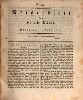 Morgenblatt für gebildete Stände Donnerstag 17. Juli 1828