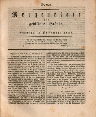 Morgenblatt für gebildete Stände Freitag 14. November 1828