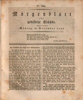 Morgenblatt für gebildete Stände Montag 24. November 1828