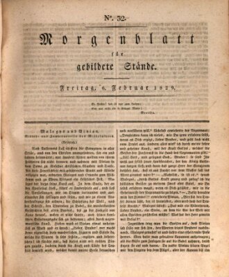 Morgenblatt für gebildete Stände Freitag 6. Februar 1829