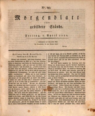 Morgenblatt für gebildete Stände Freitag 3. April 1829