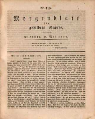 Morgenblatt für gebildete Stände Dienstag 19. Mai 1829