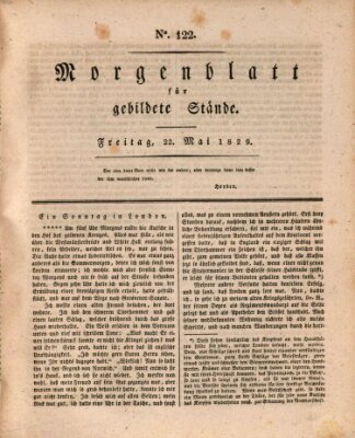 Morgenblatt für gebildete Stände Freitag 22. Mai 1829