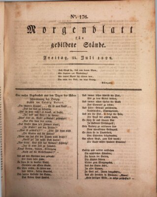 Morgenblatt für gebildete Stände Freitag 24. Juli 1829