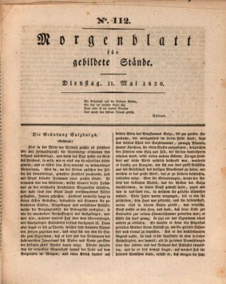 Morgenblatt für gebildete Stände Dienstag 11. Mai 1830