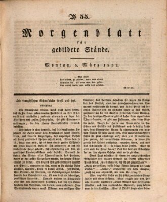 Morgenblatt für gebildete Stände Montag 5. März 1832