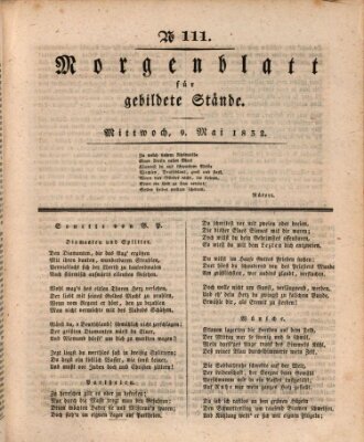 Morgenblatt für gebildete Stände Mittwoch 9. Mai 1832