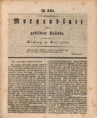 Morgenblatt für gebildete Stände Montag 21. Mai 1832