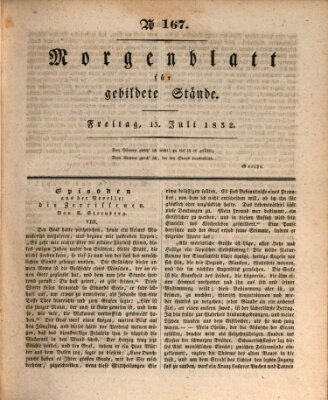 Morgenblatt für gebildete Stände Freitag 13. Juli 1832