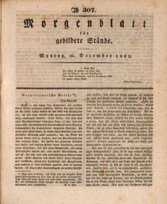 Morgenblatt für gebildete Stände Montag 24. Dezember 1832