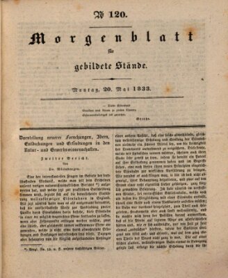 Morgenblatt für gebildete Stände Montag 20. Mai 1833