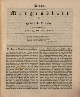 Morgenblatt für gebildete Stände Freitag 24. Mai 1833