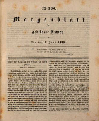 Morgenblatt für gebildete Stände Freitag 7. Juni 1833