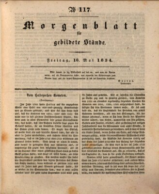 Morgenblatt für gebildete Stände Freitag 16. Mai 1834