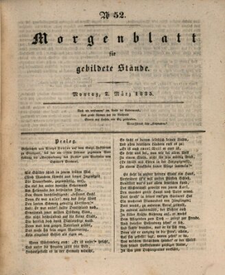 Morgenblatt für gebildete Stände Montag 2. März 1835