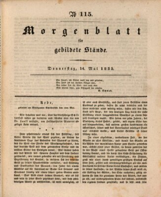 Morgenblatt für gebildete Stände Donnerstag 14. Mai 1835