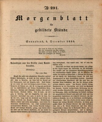 Morgenblatt für gebildete Stände Samstag 5. Dezember 1835