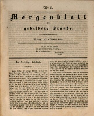 Morgenblatt für gebildete Stände Dienstag 5. Januar 1836