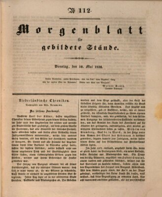 Morgenblatt für gebildete Stände Dienstag 10. Mai 1836