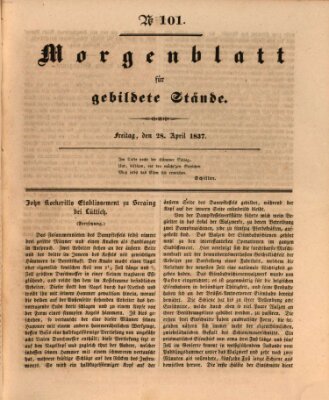 Morgenblatt für gebildete Stände Freitag 28. April 1837